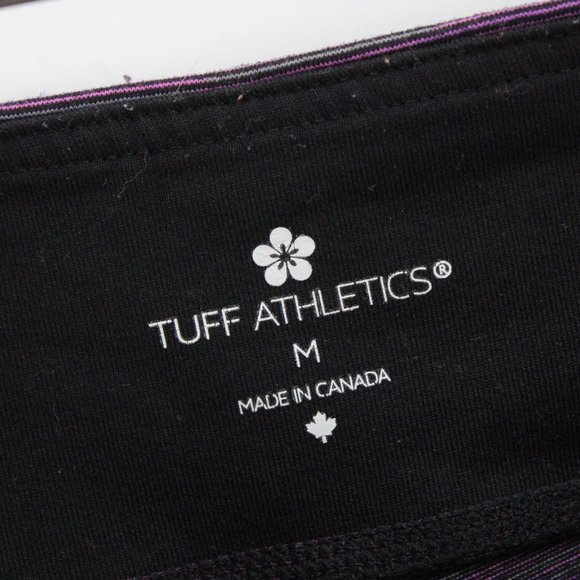 Tuff Athletics Cropped Legging Womens Purple Gym & Training Comfort Medium M - Picture 4 of 7